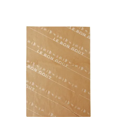 Mousseline brune imprimée format 20 x 30 cm 30 g/m² - Papier mousseline - Paquet de 10 kg - Papiers de soie pour boulangerie