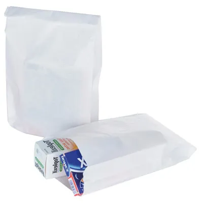 Sachet papier kraft blanc 20 x 6 x 36 cm - Lot de 500 - Sachets papier blanc-2