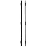 Profils U noir sablé 120 cm - Ligne Store noir Sablé pas de 25 mm