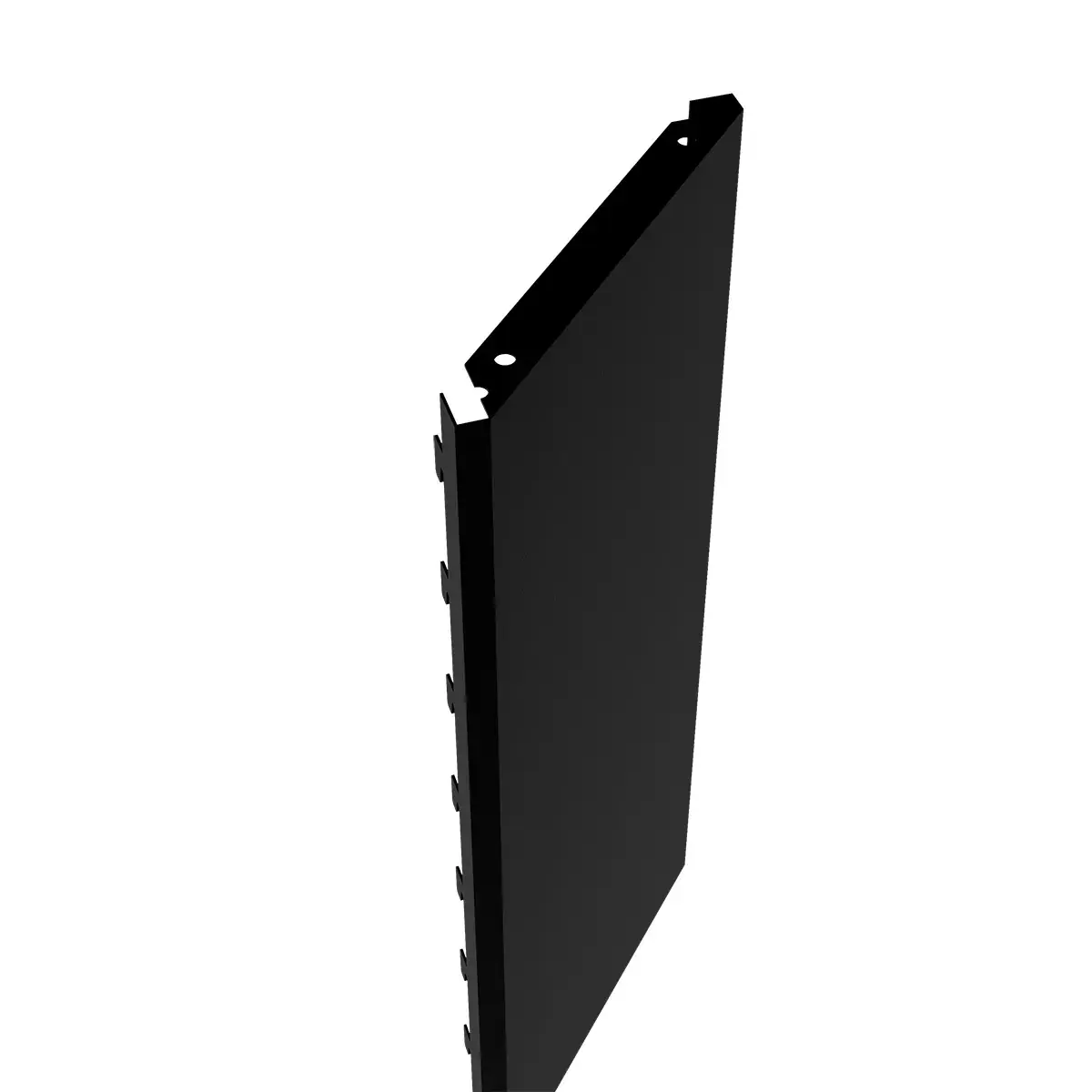 Fond plein d'angle extérieur noir sablé 20x40 - Ligne Store noir Sablé pas de 25 mm-2