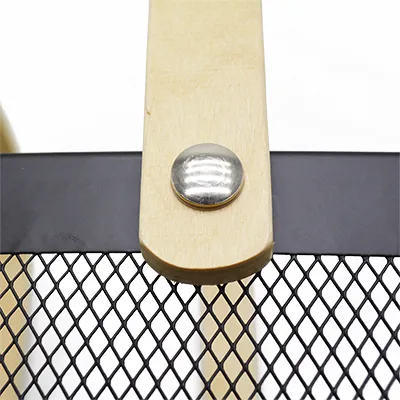 Panier libre-service métal mesh rectangle - 13 litres - Paniers magasin-6