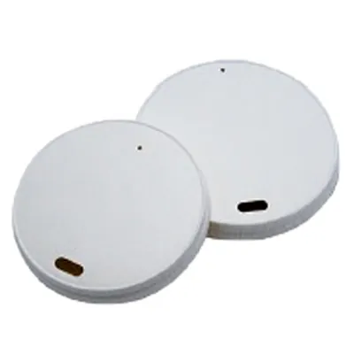 Couvercle carton pour gobelet carton ø 9 cm avec bec buveur - Lot de 50 - Gobelets