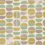 Papier cadeau Art Déco Pastel en herbe 70 cm x 50 m, 65 g/m² - Papiers cadeaux kraft à motifs