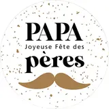 Étiquettes cadeaux adhésives Joyeuse Fête des Pères - Etiquettes fête des pères, Bons cadeaux fête des pères