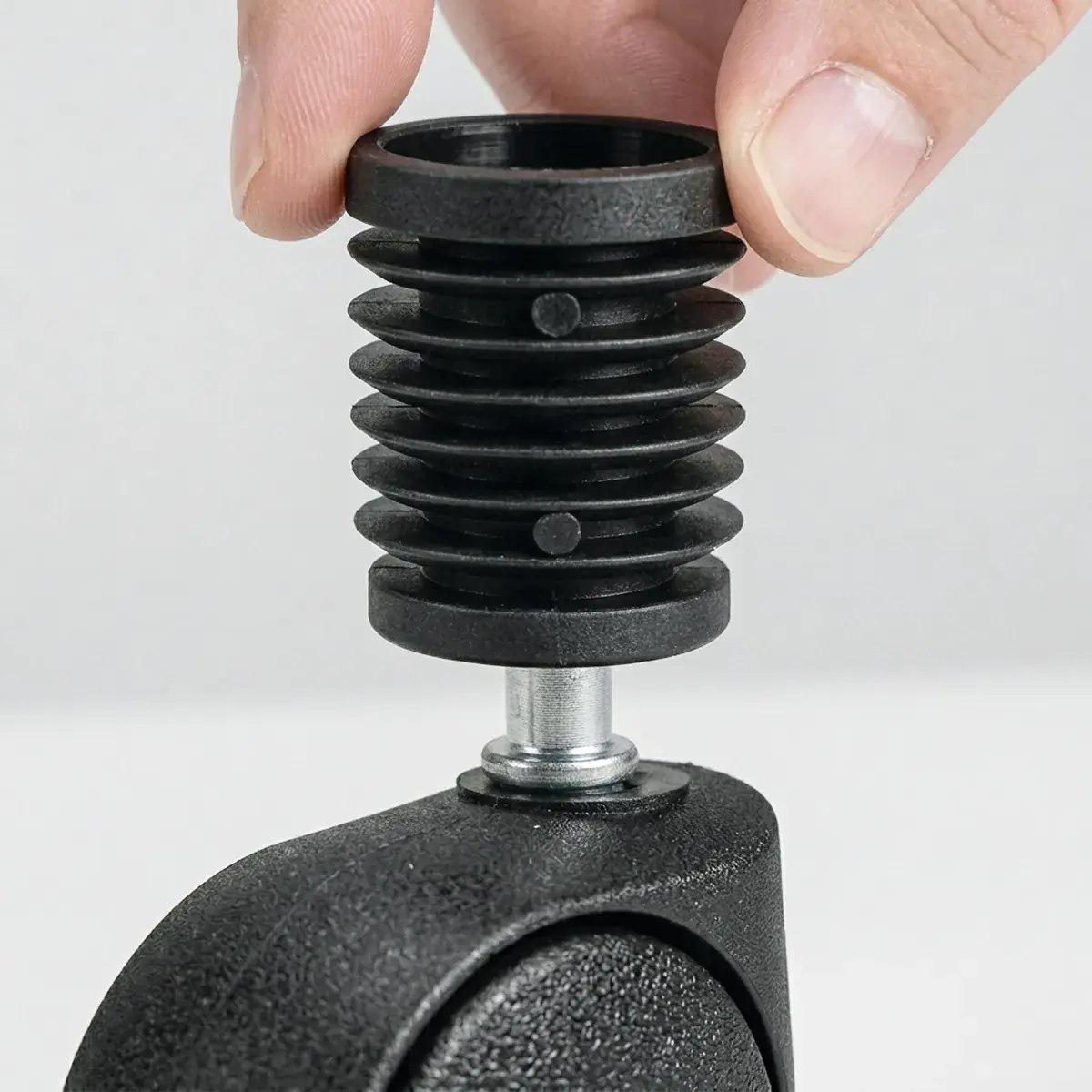 Roulette avec insert ø 50 mm pour pied soldeur corbeille - Lot de 4 - Bacs soldeurs, Bacs de fouille-2