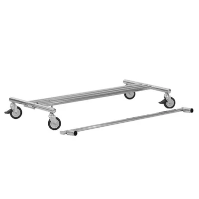 Portant vêment pliable droit L 100 cm + 2 rallonges - H 120/180 cm - Portants à vêtements pliables-2