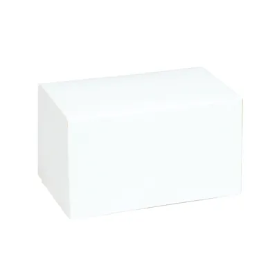 Boîte à bûche de Noël blanche 30 x 11 x H 10 cm 220 g/m² - Paquet de 25 - Boîtes à bûches