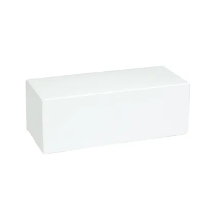 Boîte à bûche de Noël blanche 35 x 11 x H 10 cm 290 g/m² – Paquet de 25 - Boîtes à bûches