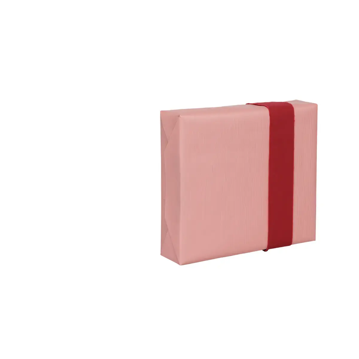Papier cadeau kraft vergé rose poudré uni 70 cm x 100 m 60 g/m² – le rouleau - Papiers cadeaux unis-2