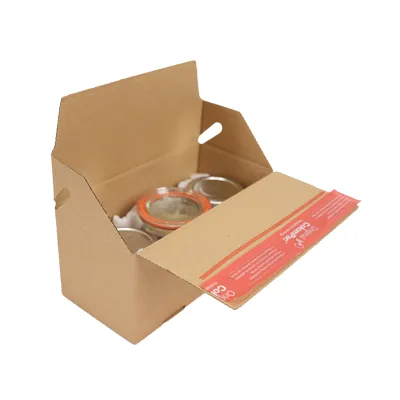 Carton d'expédition Colompac à fond auto et fermeture adhésive 19,5x9,5x9 cm - Boîte carton - Lot de 20 - Cartons d'expédition, Boîtes carton-4