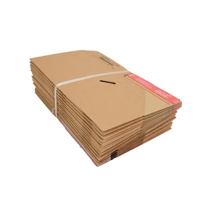 Carton d'expédition Colompac à fond auto et fermeture adhésive 19,5x14,5x9 cm - Boîte carton - Lot de 20 - Cartons d'expédition, Boîtes carton-2