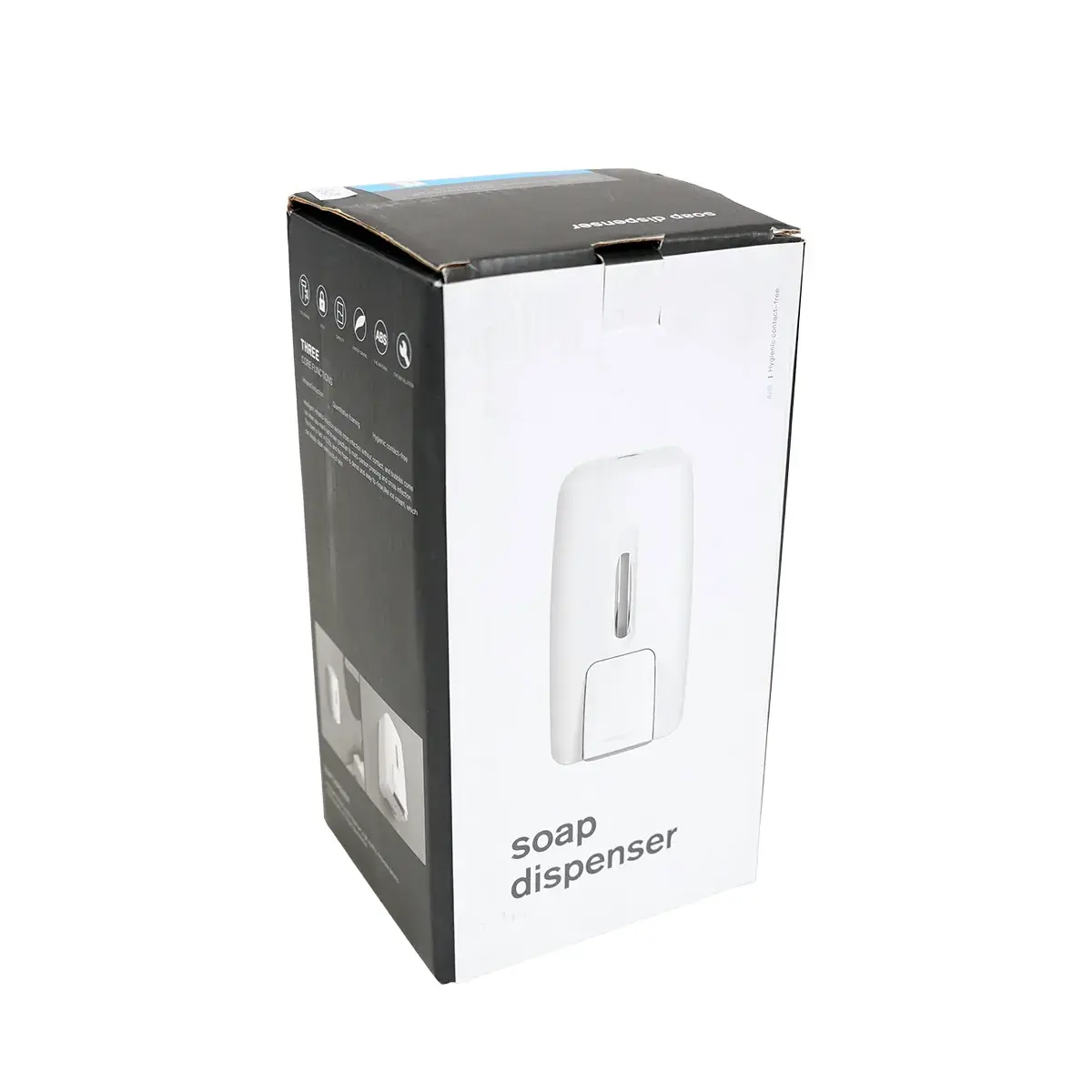Distributeur de savon liquide mural professionnel ABS 800ml blanc - Distributeur de savon-7