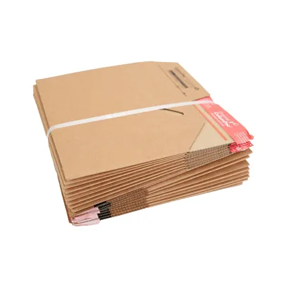 Carton d'expédition fond auto avec fermeture adhésive Eurobox S 14,5 x 9,5 x 14 cm - Boîte carton - Lot de 20 - Cartons d'expédition, Boîtes carton-2