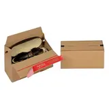 Carton d'expédition Colompac à fond auto et fermeture adhésive Eurobox S 19,5x9,5x9 cm - Boîte carton - Lot de 20 - Cartons d'expédition, Boîtes carton
