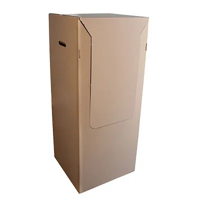 Carton penderie - Caisse penderie carton double cannelure 50 x 50 x 120 cm - Housses à vêtements