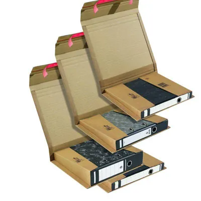 Carton d'expédition pour classeurs Brun 36,5x30cm - Boîte carton - Lot de 20 - Cartons d'expédition, Boîtes carton