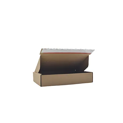 Carton d'expédition brun avec bande adhésive 20,5 x 14 x 4 cm - Boîte carton - Lot de 20 - Cartons d'expédition, Boîtes carton