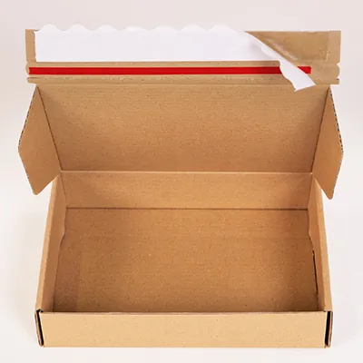 Carton d'expédition brun avec bande adhésive 25 x 20 x 7 cm - Boîte carton - Lot de 20 - Cartons d'expédition, Boîtes carton-3