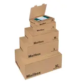 Carton d'expédition postal Brun 39,5 x 25 x 14 cm - Boîte carton - Lot de 15 - Cartons d'expédition, Boîtes carton
