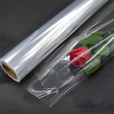 Film fleuriste - Film polypropylène transparent neutre 30µ 80 cm x 120 m - Films polypropylène neutres-3