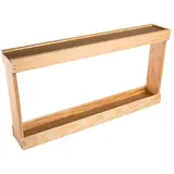 Demi mètre de bières en bois - porte bouteilles de bières 8 bières 33 cl Long Neck - Brasseur