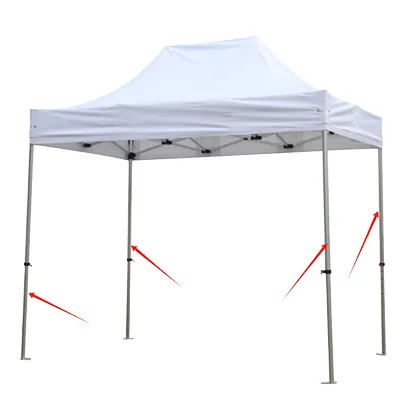 Structure de tente pliante 3x4,5m aluminium hexa 40mm - Tentes pliantes, Barnums pliants