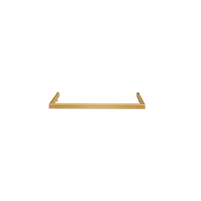 Barre de penderie - Or - L 60 cm - Ligne Square 25 or