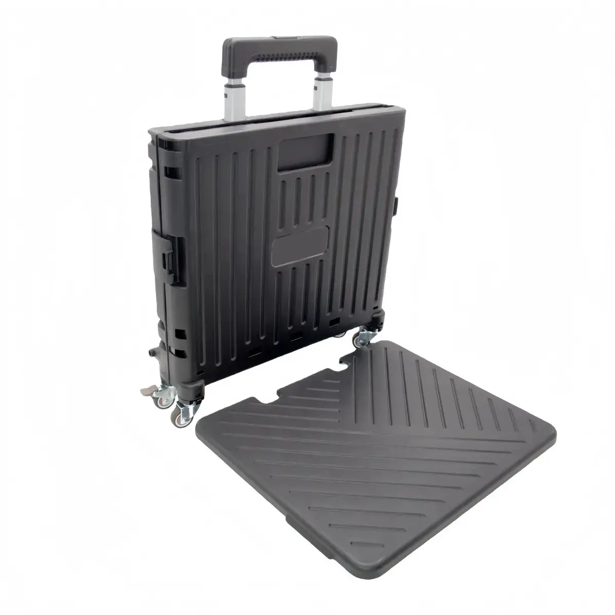 Bac pliant 35 L avec roulettes et poignée télescopique – chariot caisse mobile - Porte-blocs, Sacoches, Trolleys-6