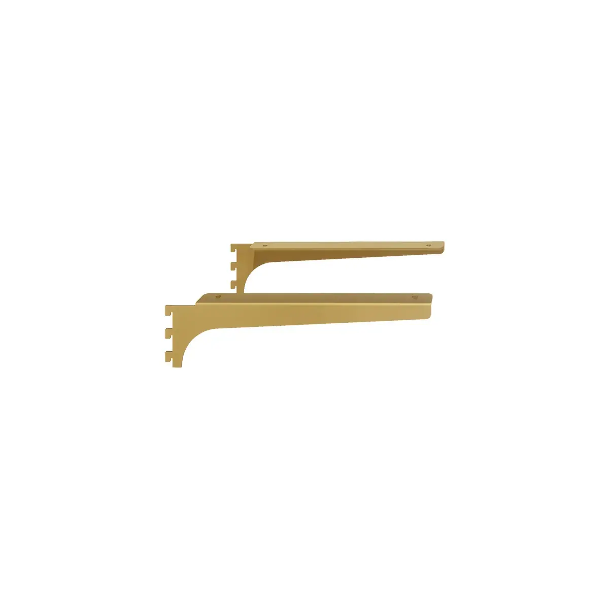 Consoles - métal or - L 28 cm - Ligne Square 25 or