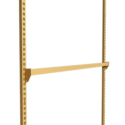 Barre de charge - Or - L 100 cm - section tube 30 x15 mm - Ligne Square 25 or-2