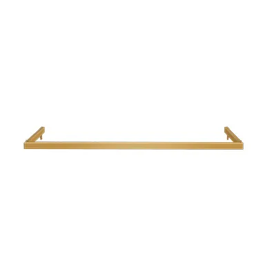 Barre de penderie - Or - L 100 cm - Ligne Square 25 or