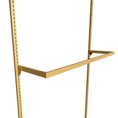 Barre de penderie - Or - L 100 cm - Ligne Square 25 or-2