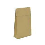 Pochette cadeau kraft brun adhésive 14+5,5x23 cm – Paquet de 50 - Pochettes cadeaux luxe