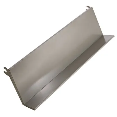 Console inclinable pour tablettes 7 x 28,7 cm - Gris - Ligne Store gris métallisé pas de 50 mm-3