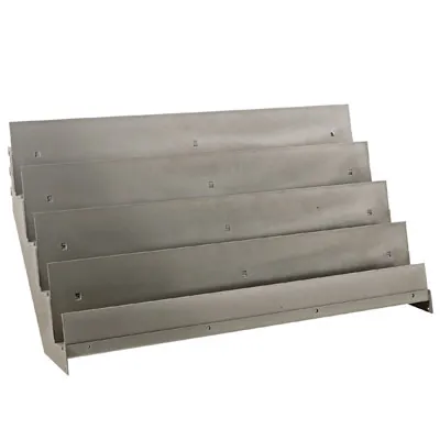 Console 4 niveaux pour tablette presse/multimédia pas de 50 mm - Ligne Store gris métallisé pas de 50 mm-3