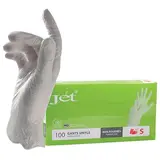 Gants vinyle naturel non poudrés ambidextres - taille S - Gants jetables