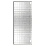 Grille avec cadre renforcé - Ligne Store gris métallisé pas de 50 mm