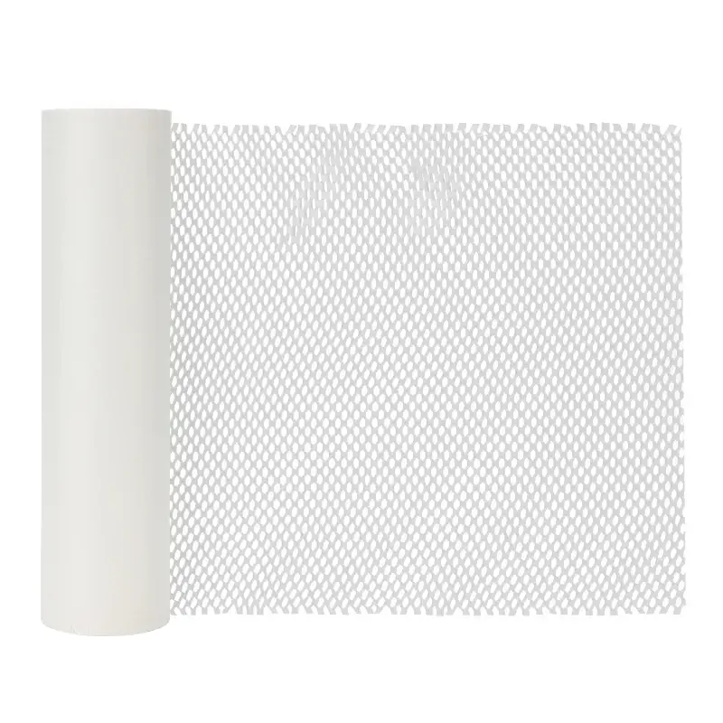 Papier de calage alvéolé Nid d'abeille blanc, 50 cm x 30 m - Kraft, carton ondulé