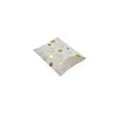Boîte berlingot blanche motifs dorés 7 x 7 x 3 cm – Paquet de 100 - Boites berlingots