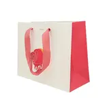 Sacs papier kraft poignées rubans - 22 + 9 x 17 cm - collection Beauté - Beauté