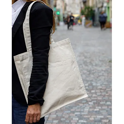 Totebag - Sac coton beige 36 x 11 x 37 cm - Paquet de 10 - Sacs coton-3