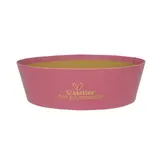 Corbeille carton ovale Épicerie fine 26 x 19,3 x 8 cm bordeaux / brun, paquet de 6 - Corbeilles carton