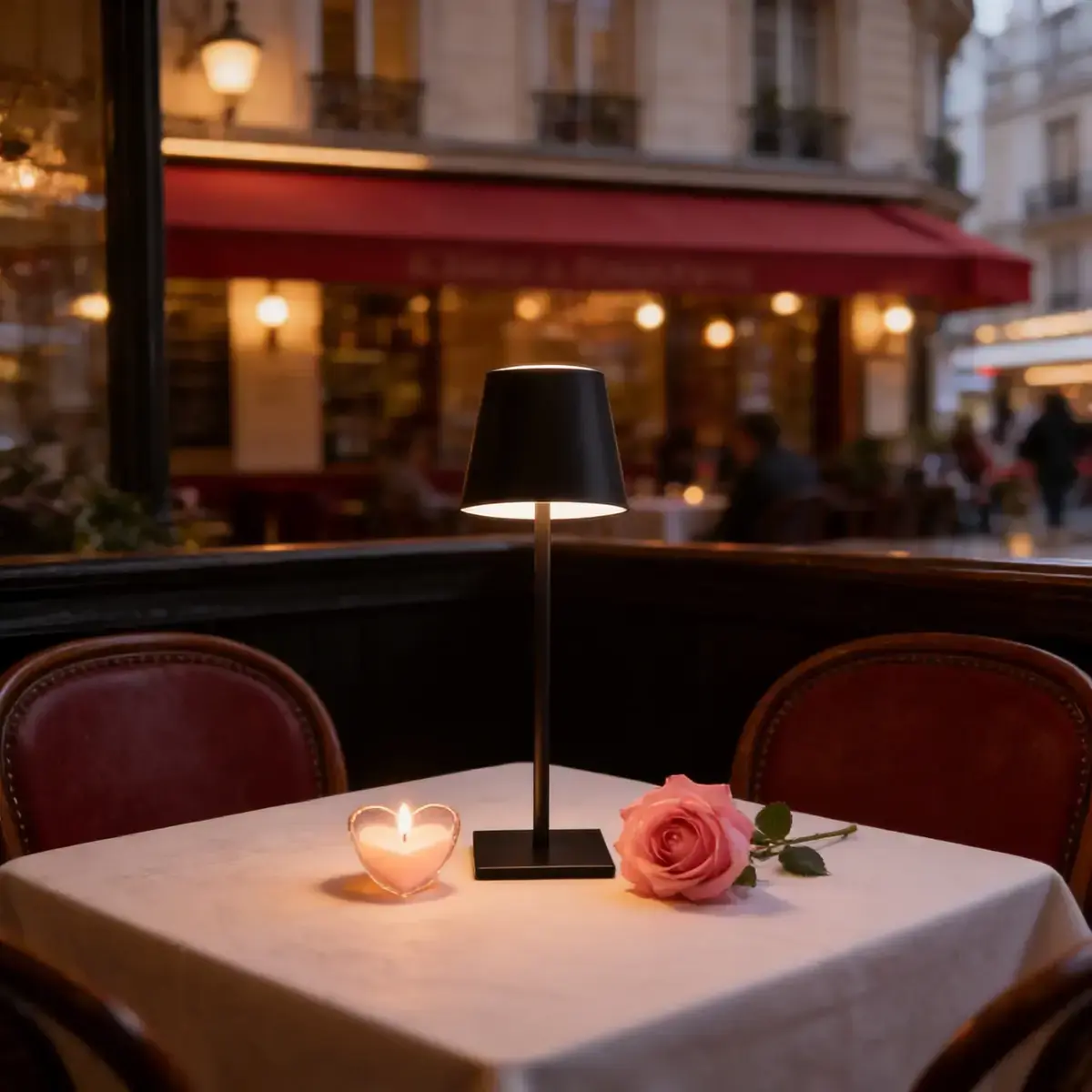 Lampe de table sans fil rechargeable noire IP44 5W 3,7V 1200mAh 3000 / 4500 / 6500K – Lampe à poser LED sans fil - Luminaires professionnels-5