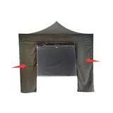 Lot complet murs pour tente pliante 300x300 cm - noir - 300 g/m² - Tentes pliantes, Barnums pliants