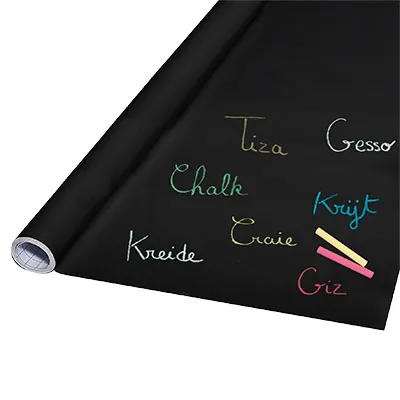 Rouleau adhésif tableau noir pour craie - 60 cm x 2 m - Tableaux effaçables-2