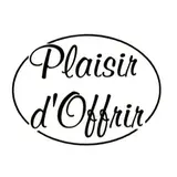 Étiquettes cadeaux adhésives Plaisir d'offrir transparentes 40 x 30 mm - Boîte de 500 - Étiquettes cadeaux adhésives