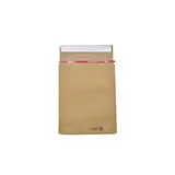 Enveloppe à bulles matelassées kraft 10x16,5+4,5cm, paquet de 50 - Enveloppes à bulles