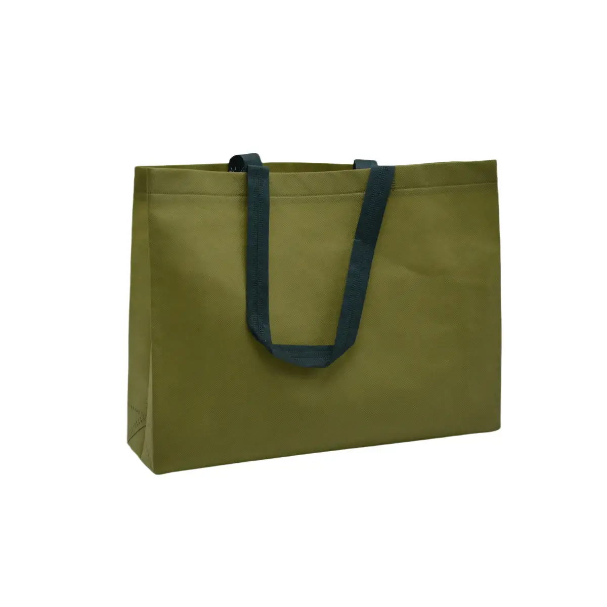 Sac cabas polypropylène non tissé kaki 40+10 x 30 cm - Paquet de 20 - Sacs non tissés, Sacs polypropylène
