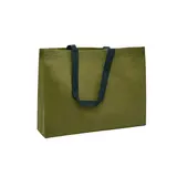 Sac cabas polypropylène non tissé kaki 40+10 x 30 cm - Paquet de 20 - Sacs non tissés, Sacs polypropylène