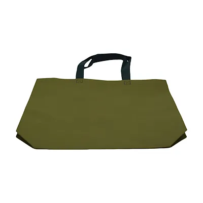 Sac cabas polypropylène non tissé kaki 40+10 x 30 cm - Paquet de 20 - Sacs non tissés, Sacs polypropylène-2